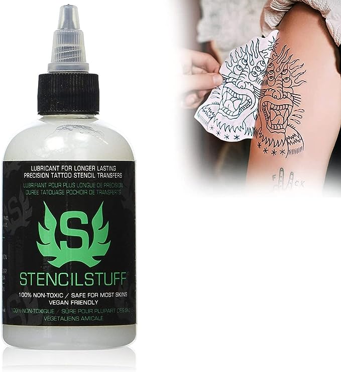 How to make tattoo stencil stuff solution at home 