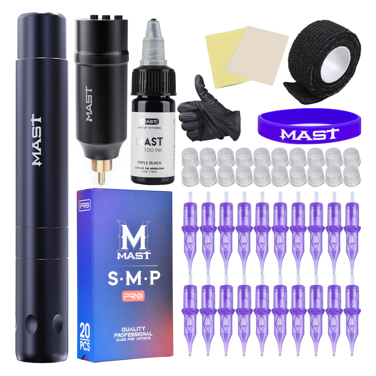 Mast Tour Air Wireless Tattoo Pen Machine Mast Tattoo Kit – DRAGONHAWK