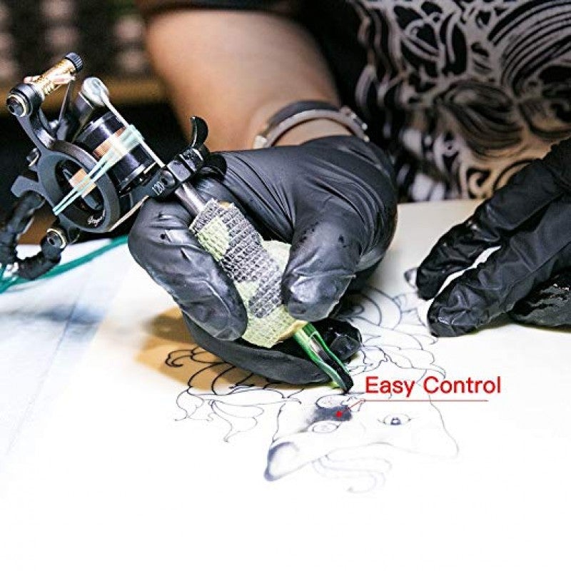 Professional Kit 2 Machine Gun LCD Power Supply With Ten Colors Of Pigments  Complete Tattoo Kits