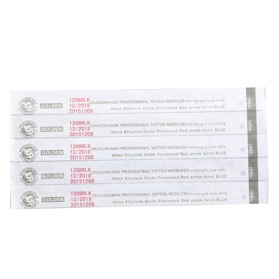 DRAGONHAWK MAST-PRO Tattoo Needles 20x Disposable Sterilized Round Liners D